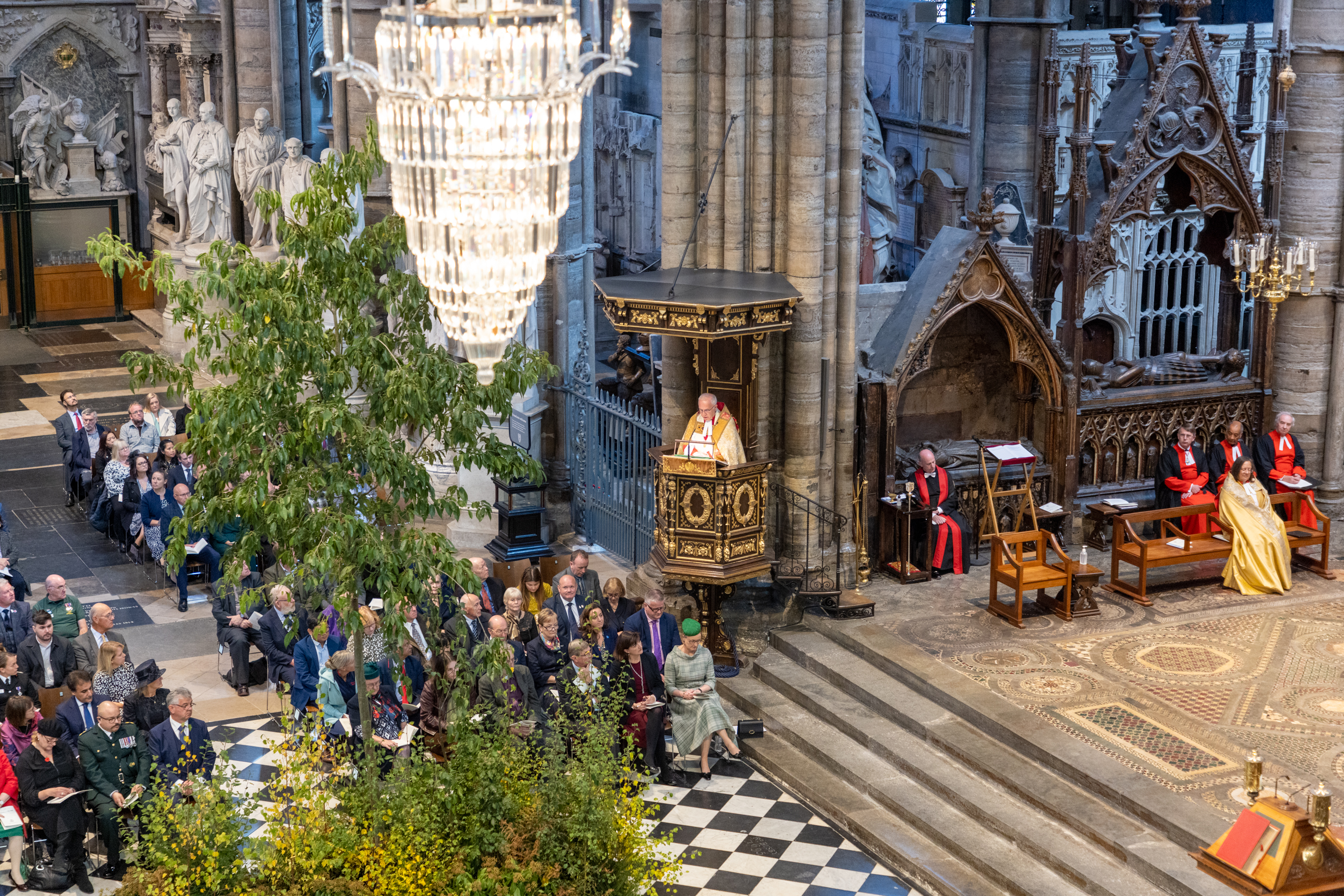 Dean of Westminster during The Trees of Life Service [Credit Picture PartnershipWestminster Abbey]