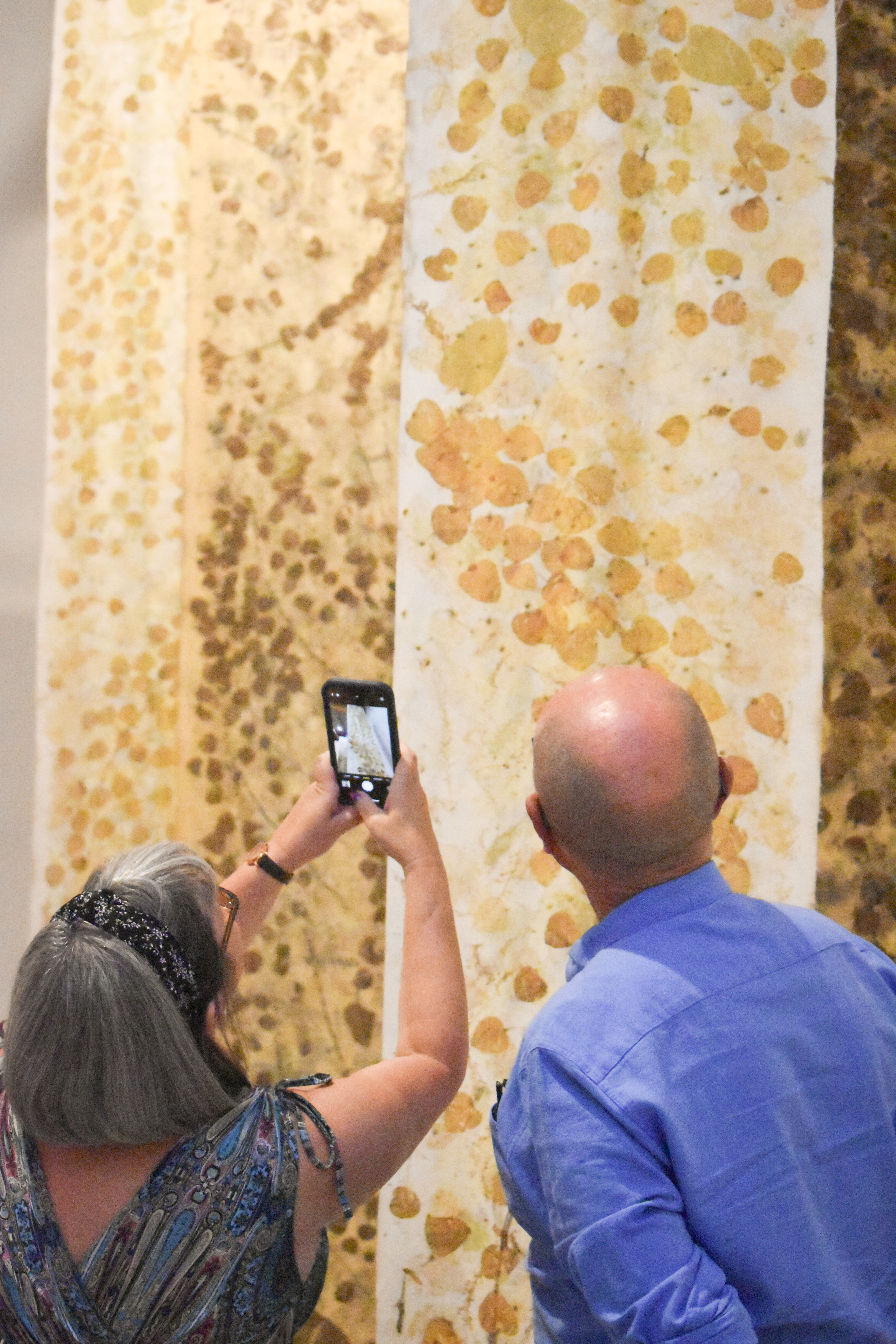Participants of the Breaking Ground project see their artworks on display for the first time.