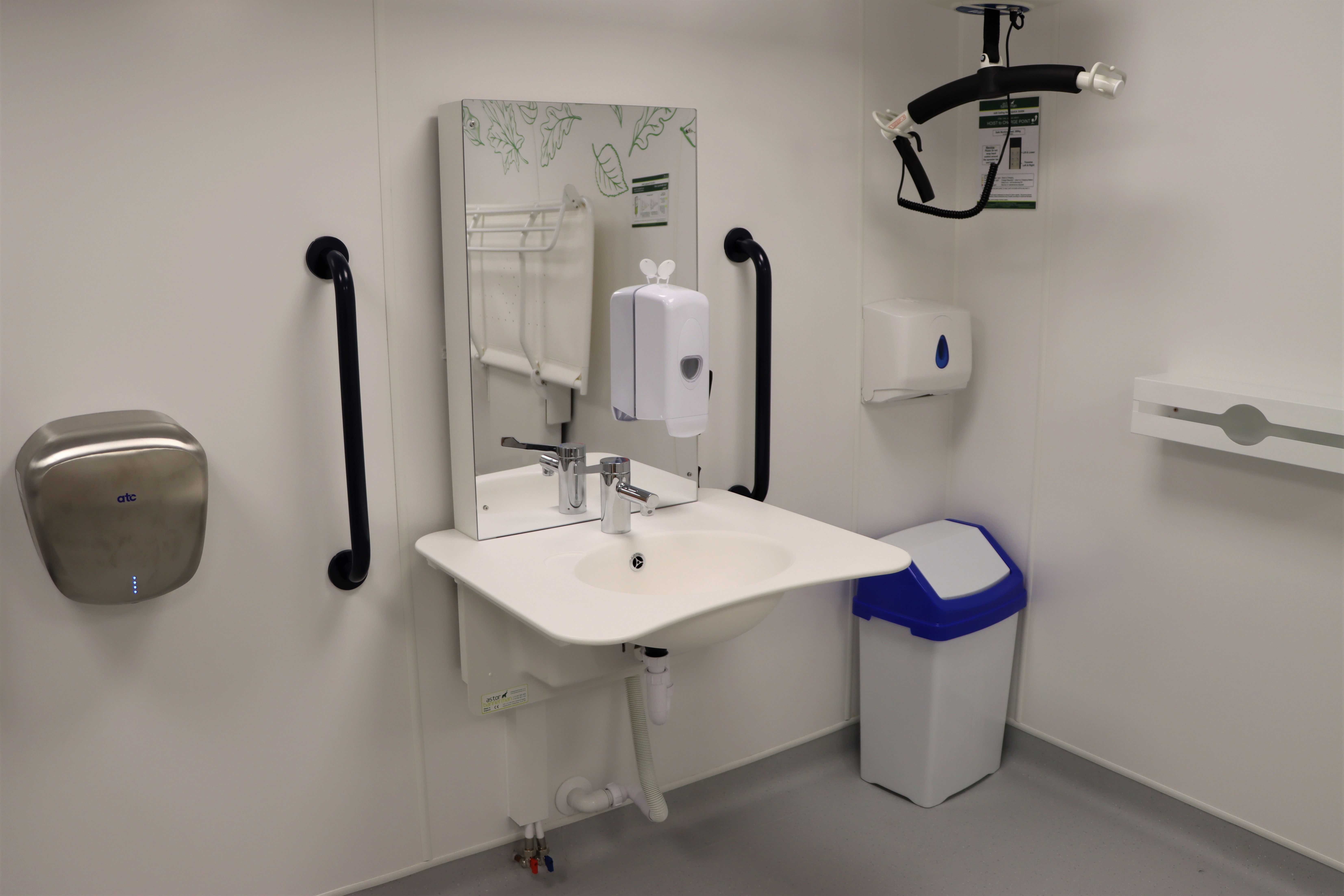 Adjustable Sink within the Changing Places Facility