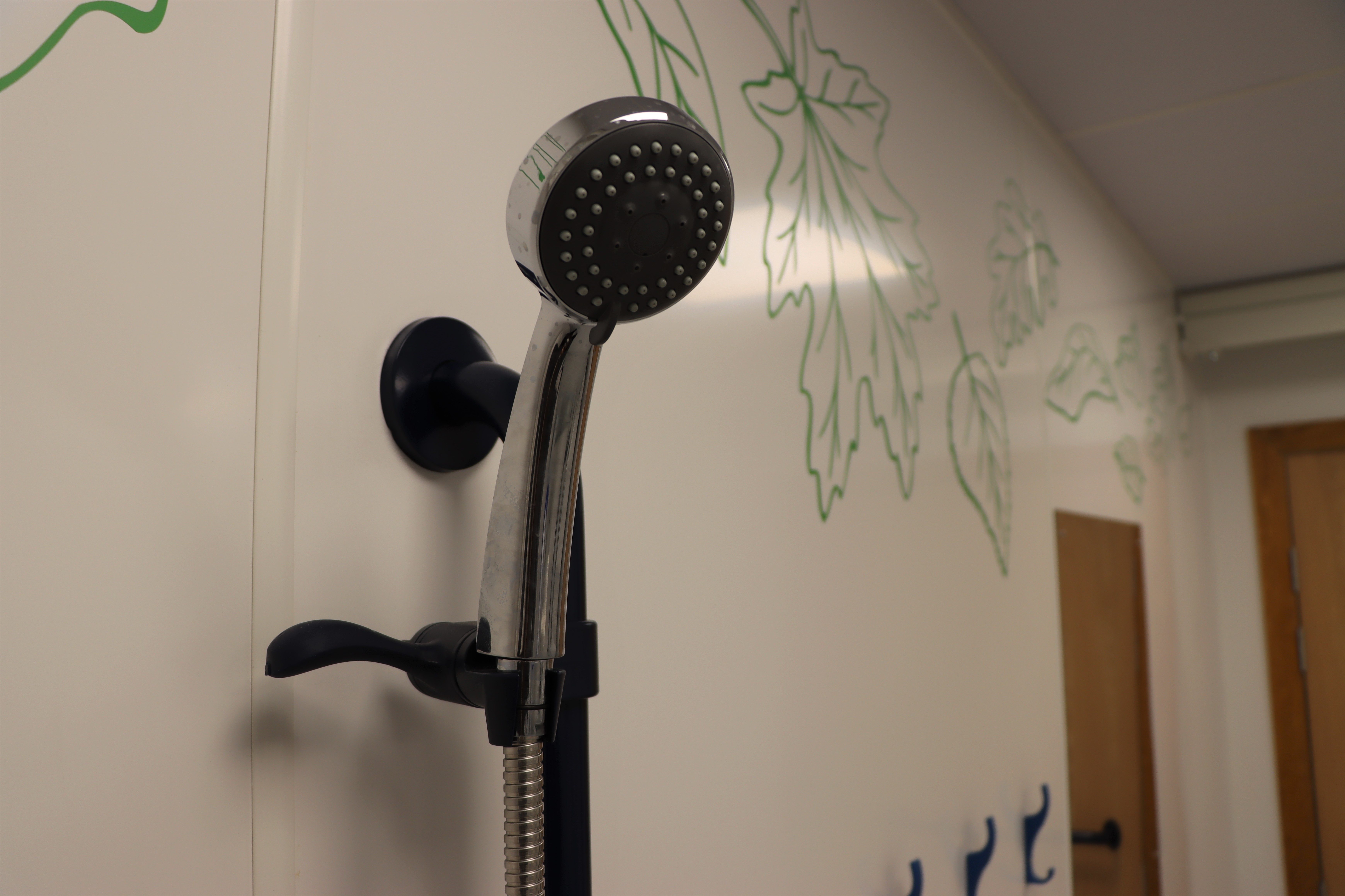 Shower Head within the Changing Places Facility