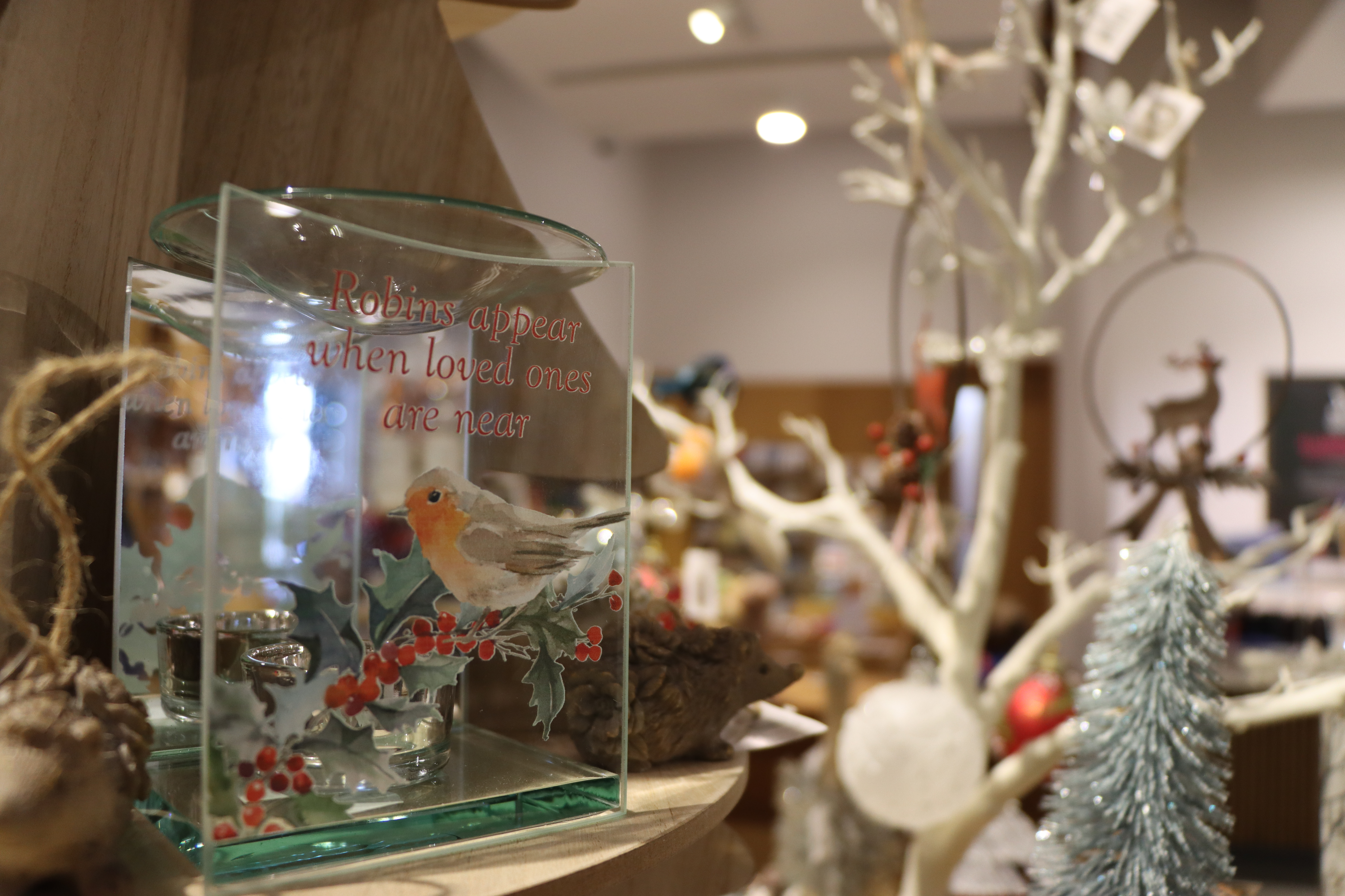 Christmas Stock in the shop at the National Remembrance Gardens