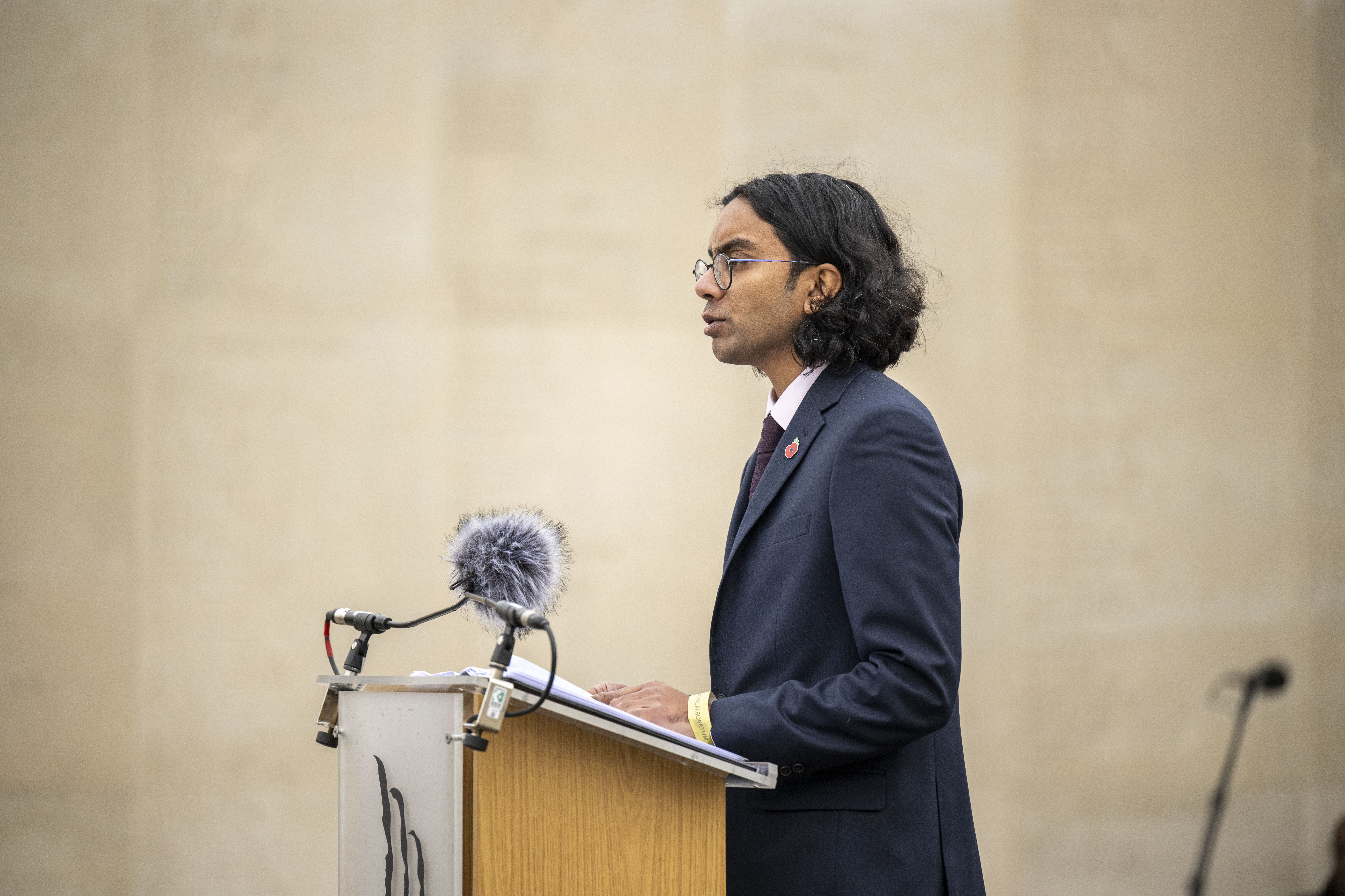 Arji Manuelpillai, the Arboretum’s Poet in Residence, recited “A Sonnet For Us All”, a specially commissioned poem reflecting themes close to the heart of The Princess of Wales