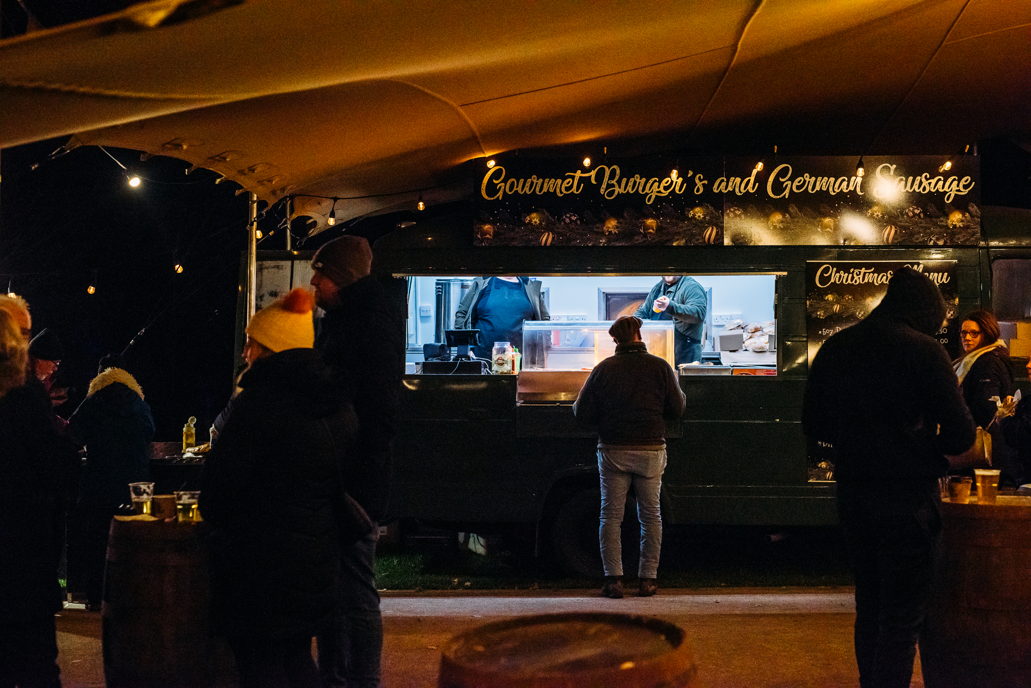Catering area at Illuminated