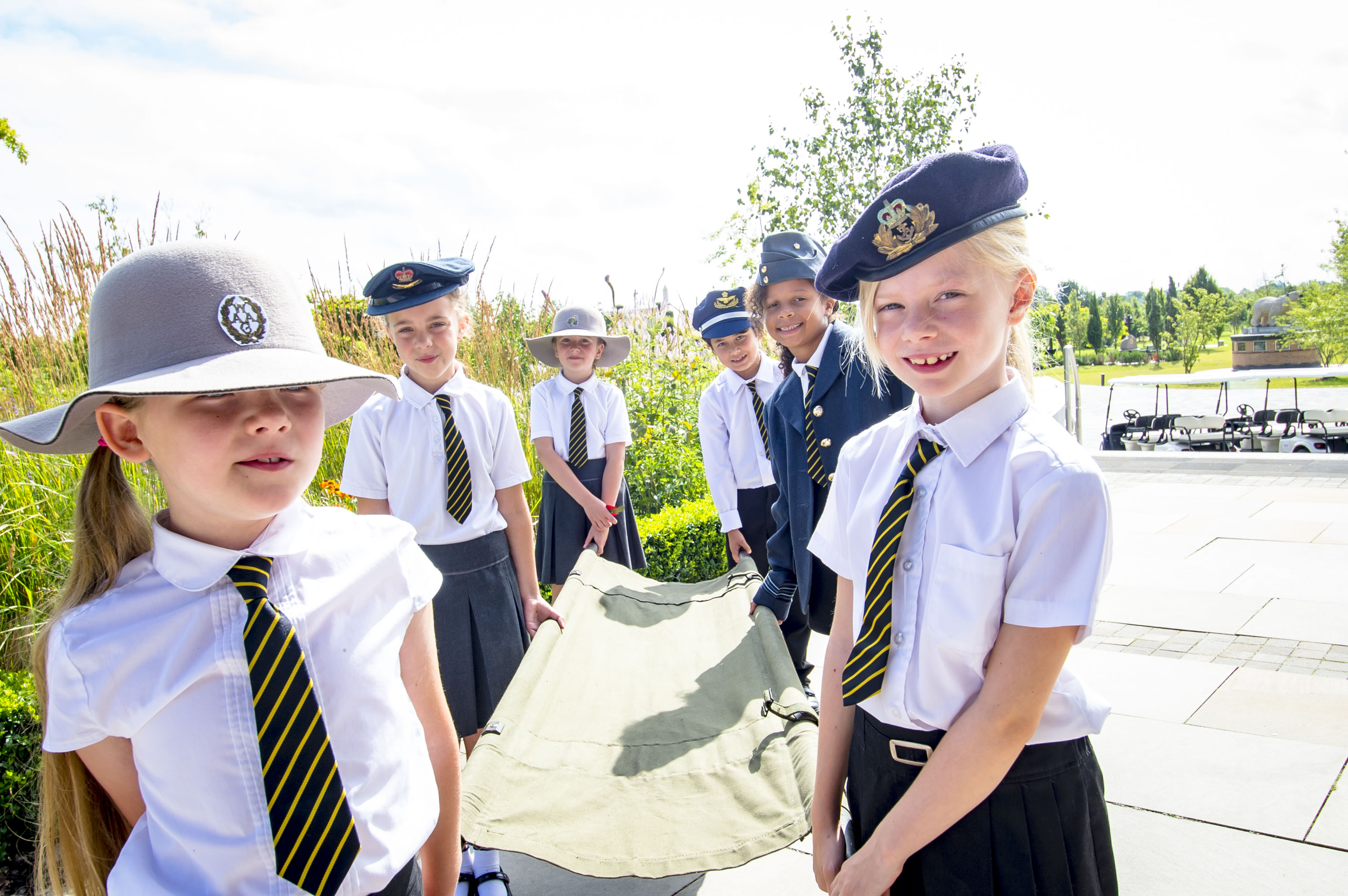 School Children on a trip at the National Remembrance Gardens