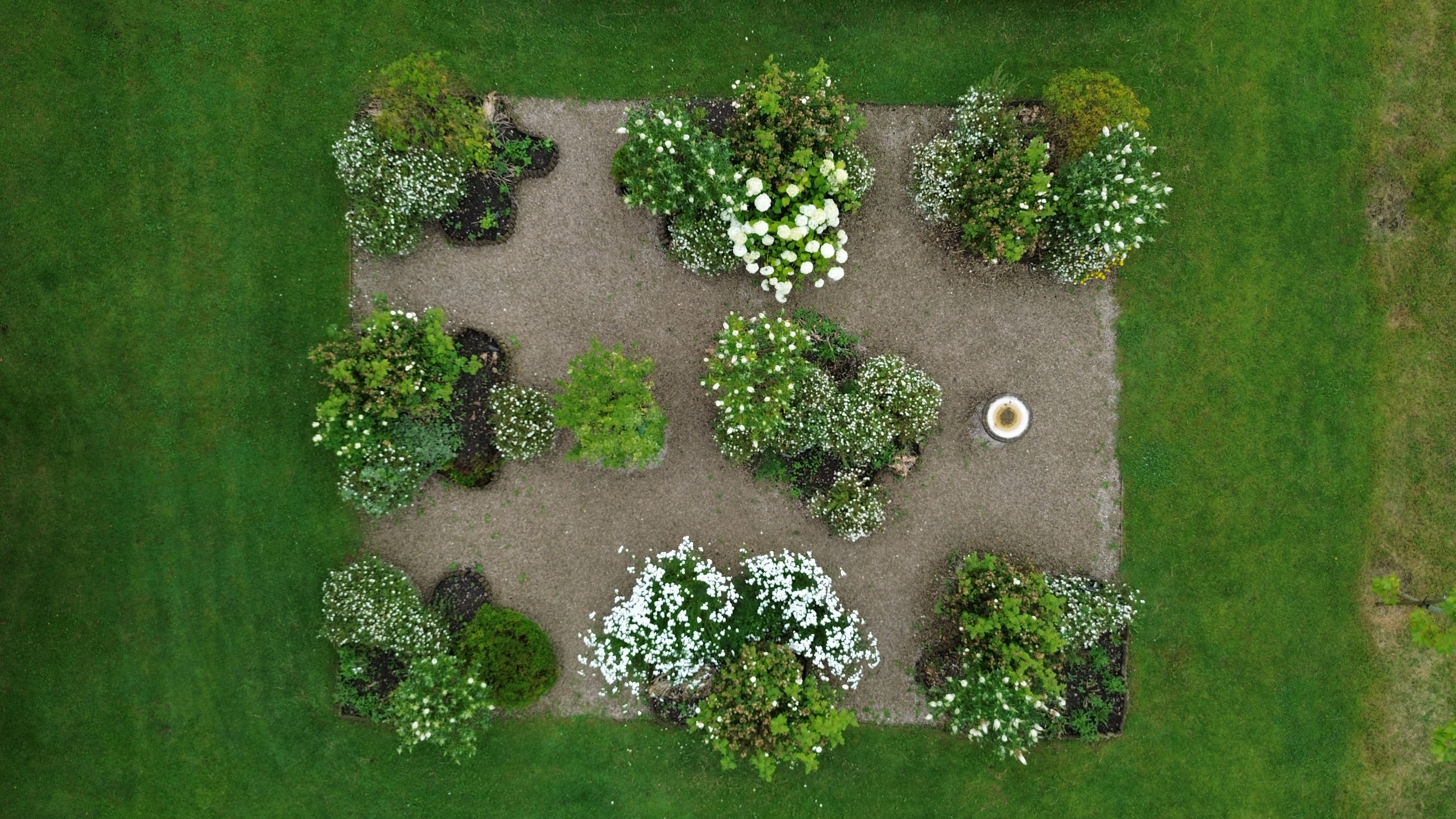 Aerial Photograph of the Garden of the Innocents