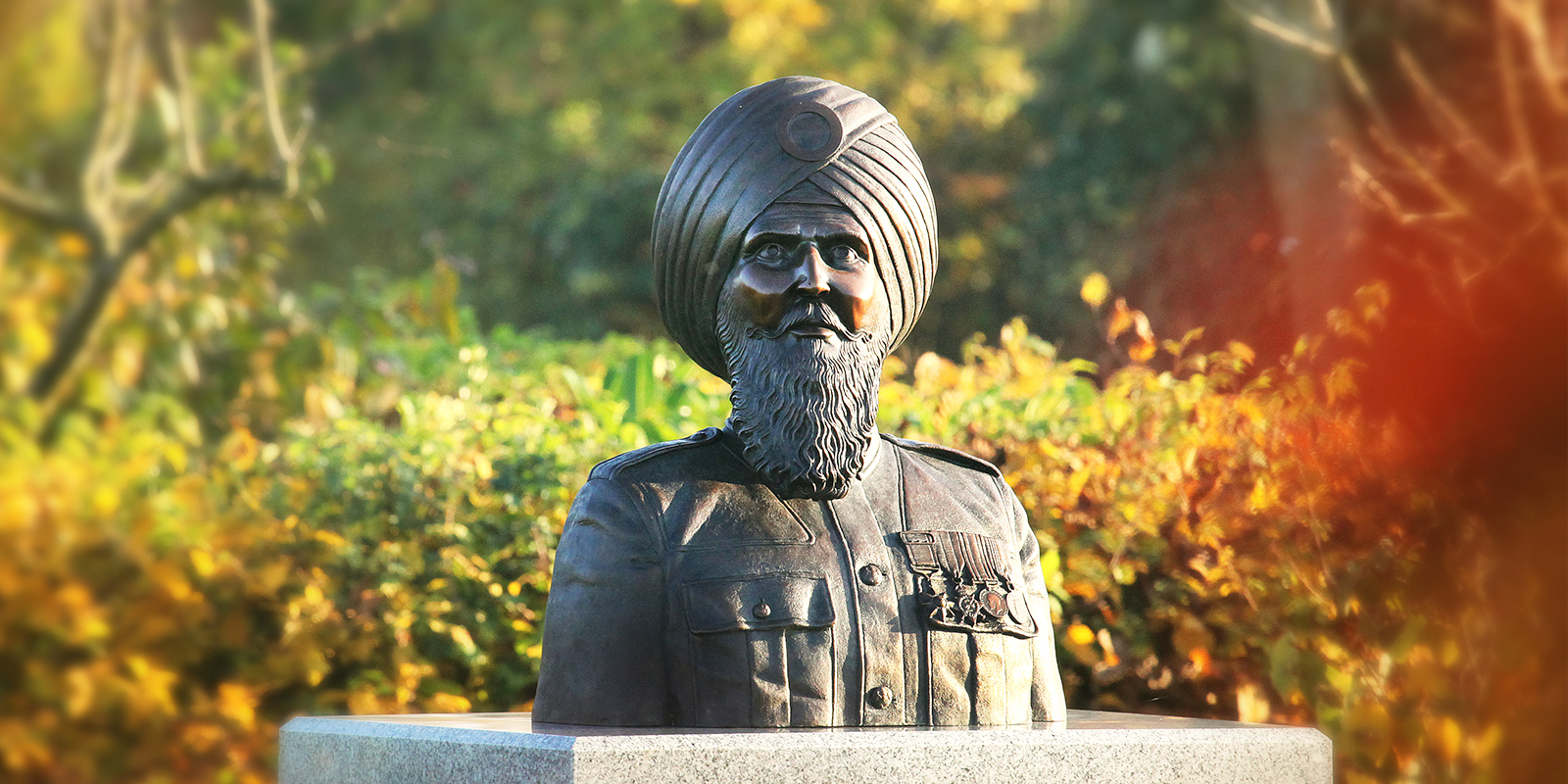 WWI Sikh Memorial at the National Remembrance Gardens