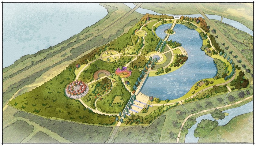 Covid-19 Memorial Woodland Design Concept