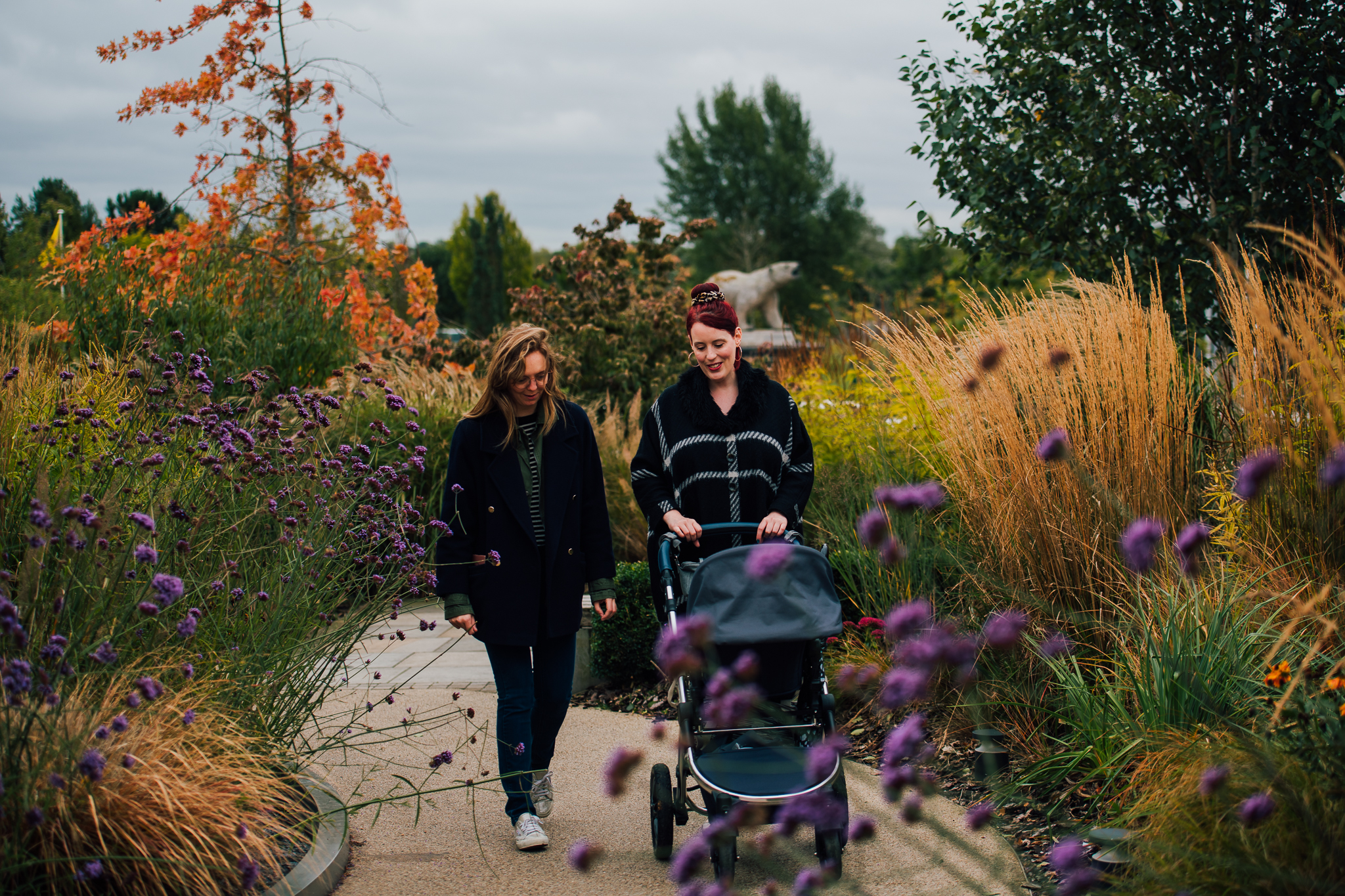 Family Visitors with Buggy