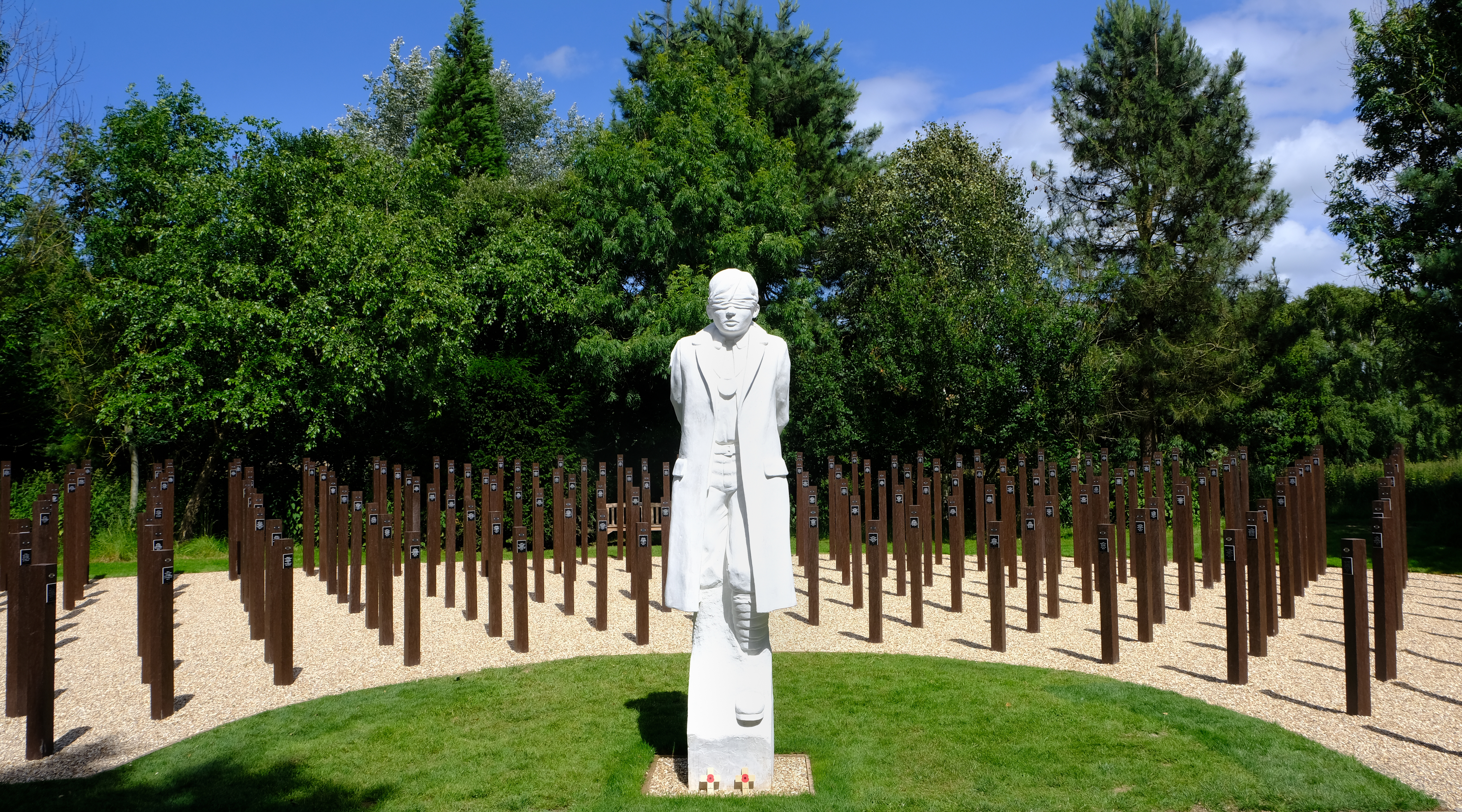 The shot at Dawn Memorial in June 2024 upon completion of the restoration